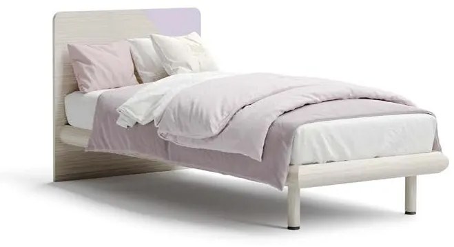 Cameretta David linea Fly finitura Cenere Wood, Bianco e Malva