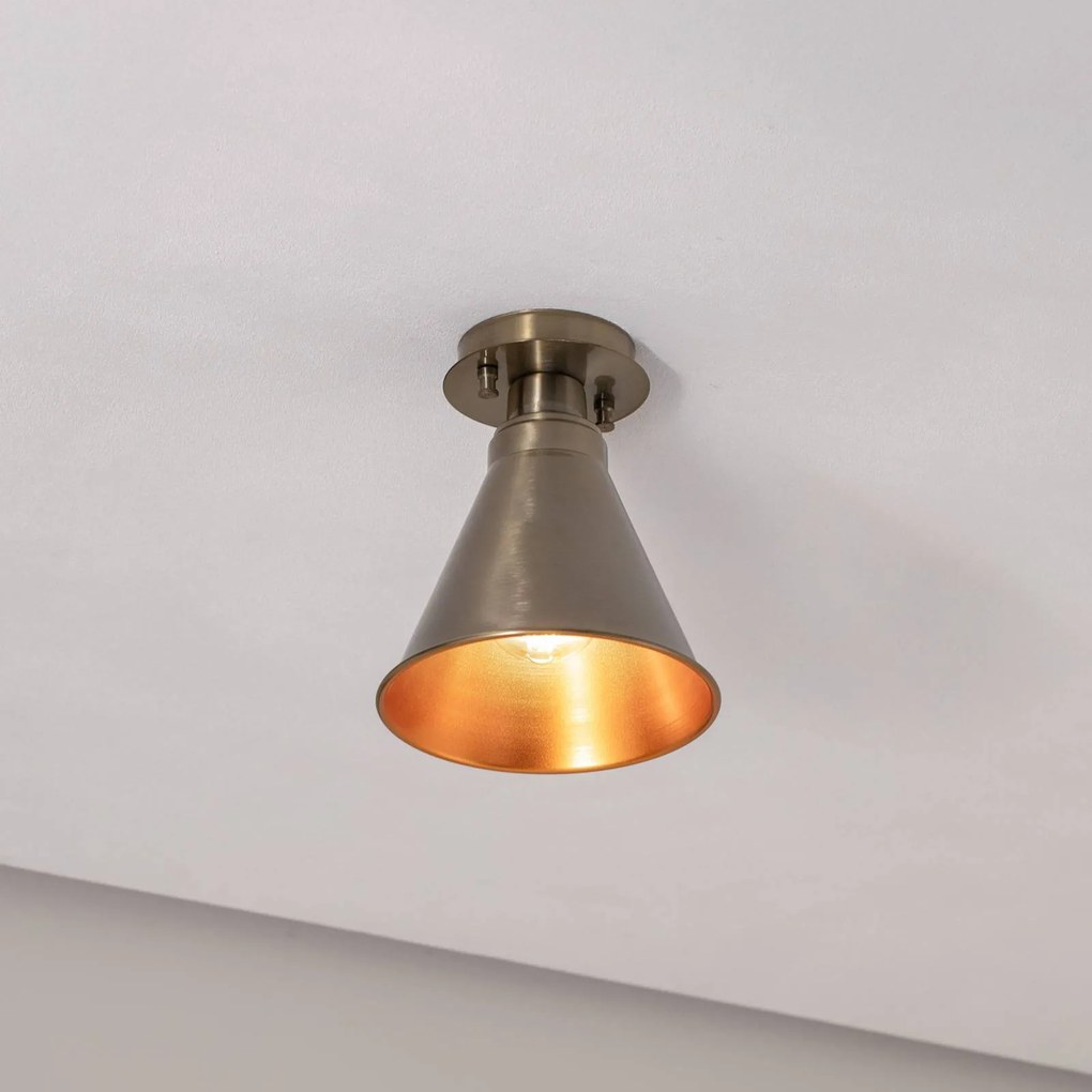 Opviq Plafoniera Berceste N-679, rame anticato, metallo, Ø 20 cm