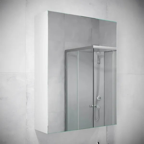 Armadietto da bagno con specchio KENWOOD 65x50 cm bianco