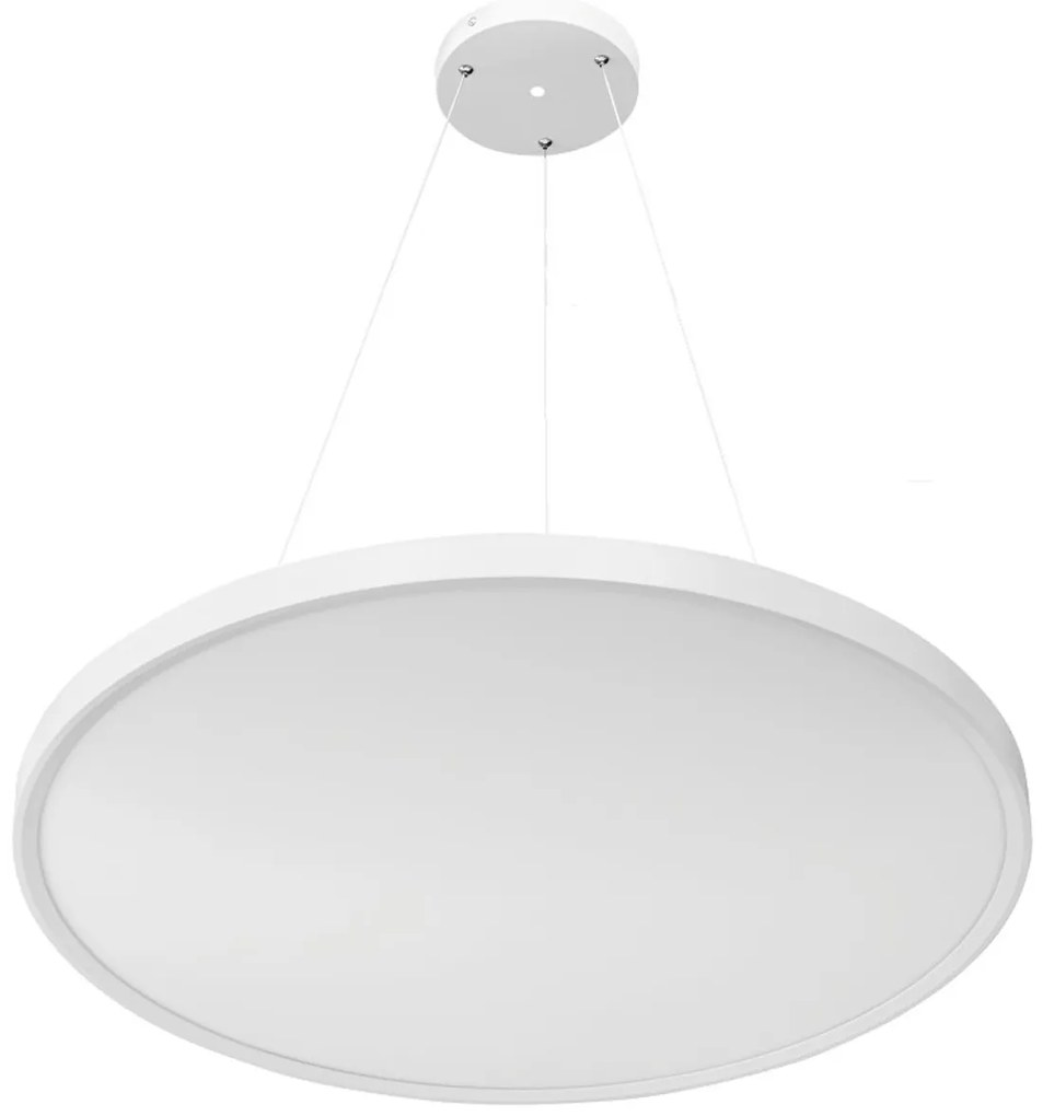 Pannello LED Rotondo a Sospensione 50W Slim CCT Ø600mm IP20 - Bianca