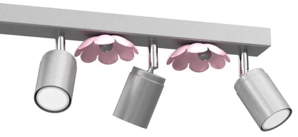 Faretto FLOWER 6xGU10/8W/230V cromo opaco