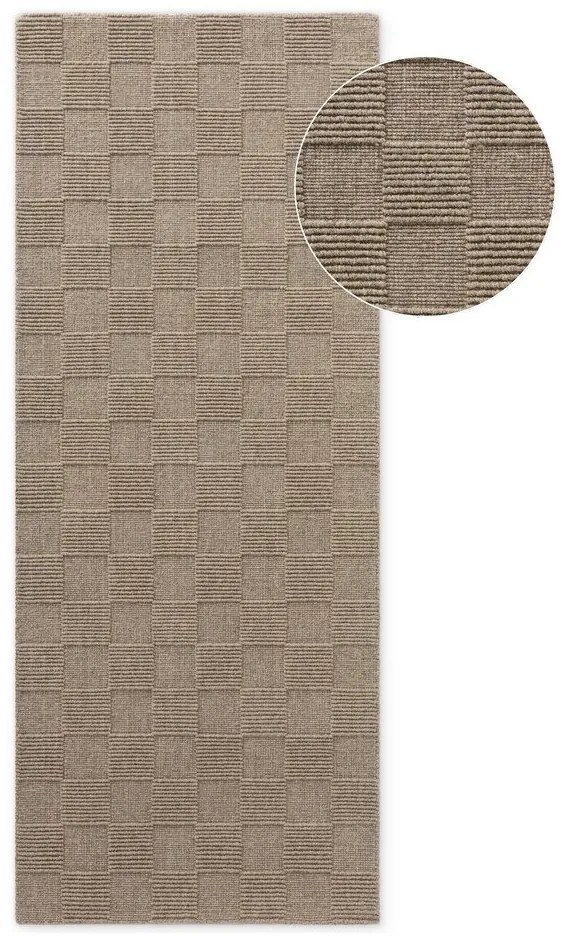 Passatoia beige in lana tessuta a mano 80x200 cm Scala – Villeroy&amp;Boch