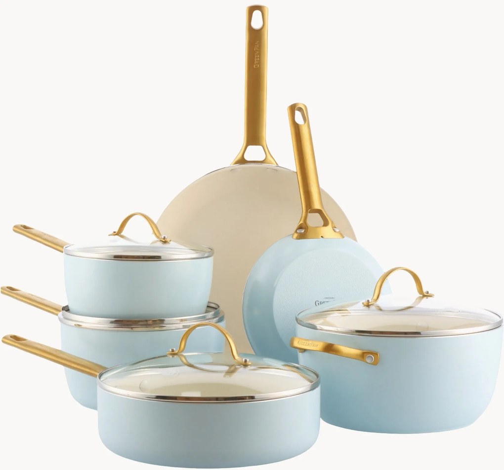 Batteria di pentole con rivestimento antiaderente Padova, set da 10