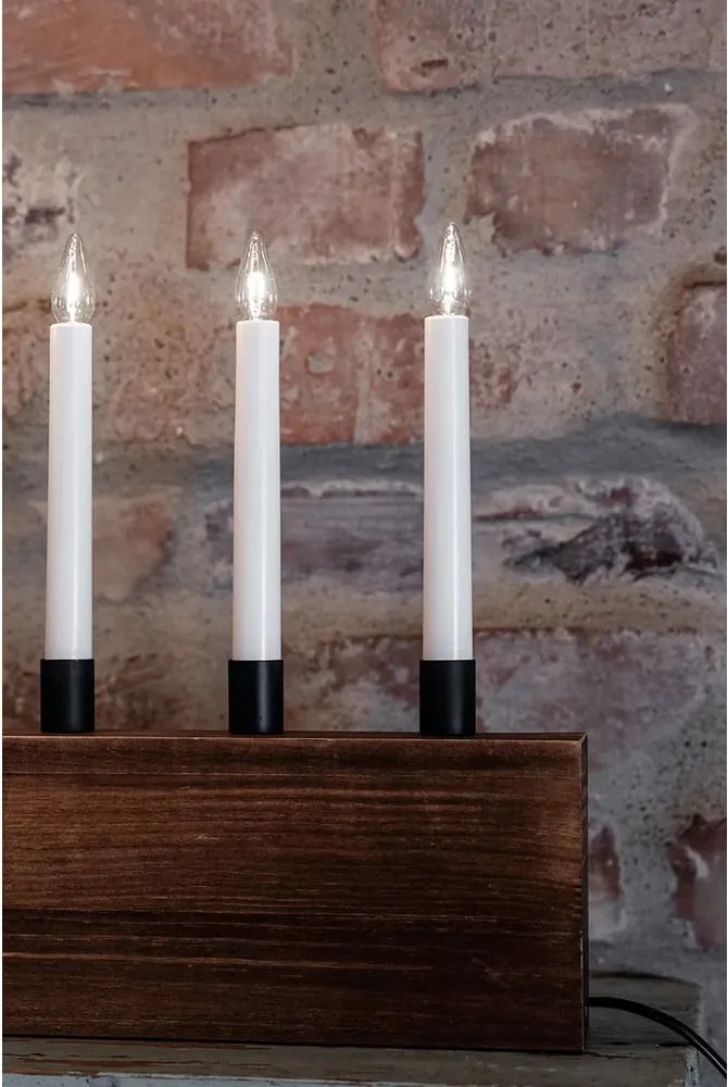 Decorazione luminosa natalizia marrone Albero - Markslöjd