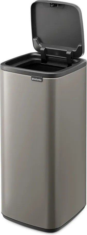 Cestino per la spazzatura grigio in acciaio touch 30 l Bo Touch – Brabantia