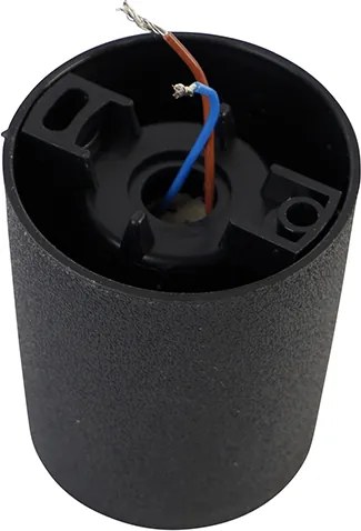 Faretto da soffitto moderno nero con LED IP55 - Livia