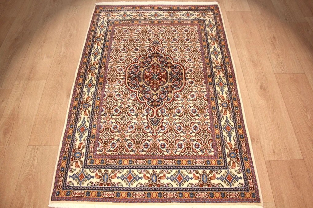 Moud Tappeto persiano 100x150 (Iran) Annodato A Mano