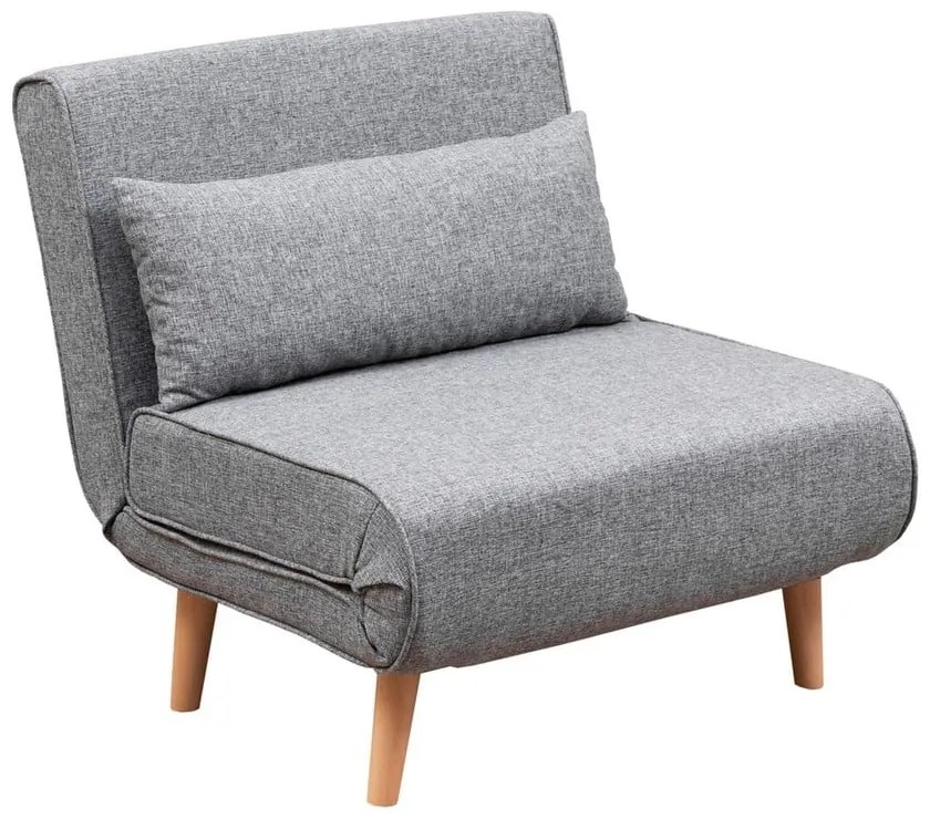 Poltrona grigio chiaro Folde - Artie