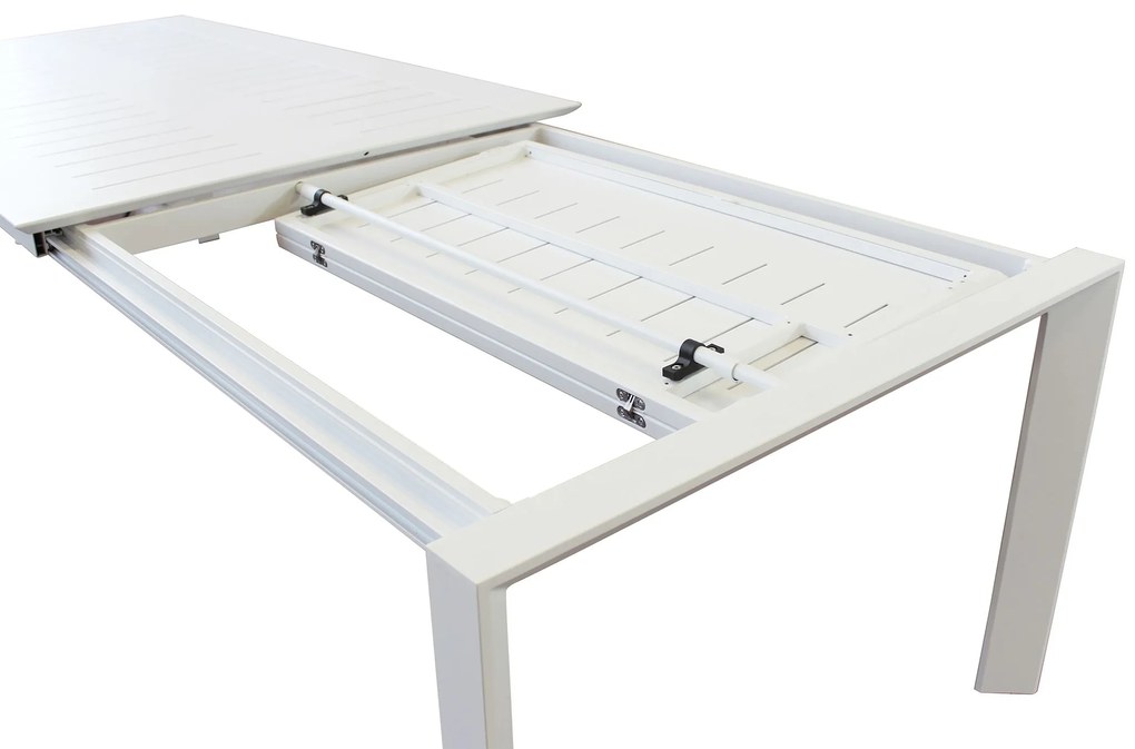 KIRK - tavolo da giardino in alluminio allungabile 200/300 x 110 cm