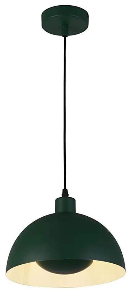 Searchlight 35411GR - Lampadario a cavo MARS 1xE27/60W/230V Ø 40 cm verde