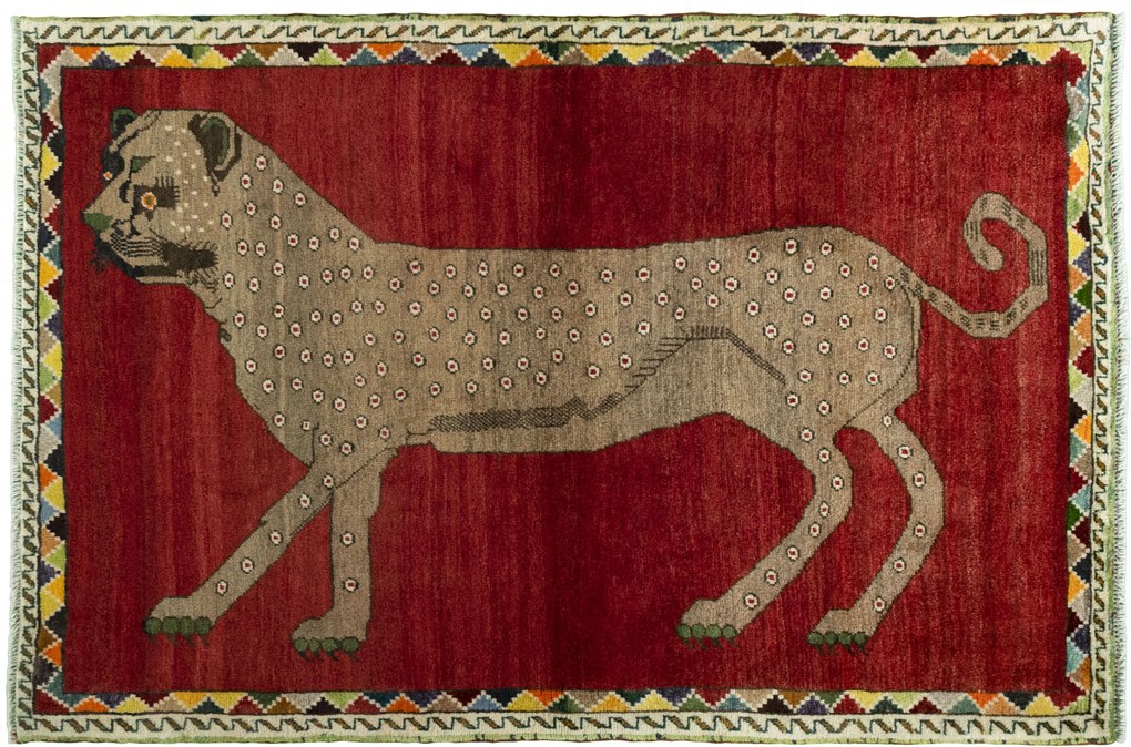 Gabbeh Tappeto persiano 110x160 Rosso (Iran) Annodato A Mano