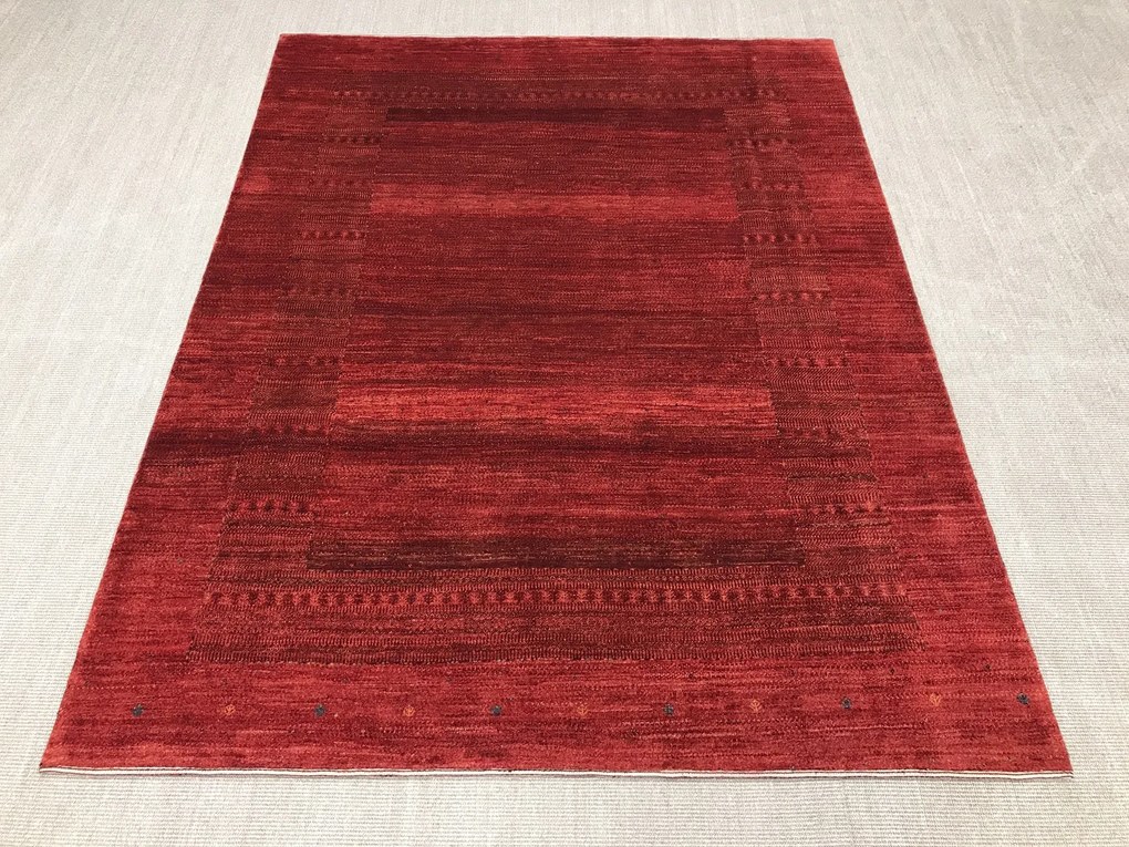 Loribaft Tappeto 200x260 Rosso (Iran) Annodato A Mano
