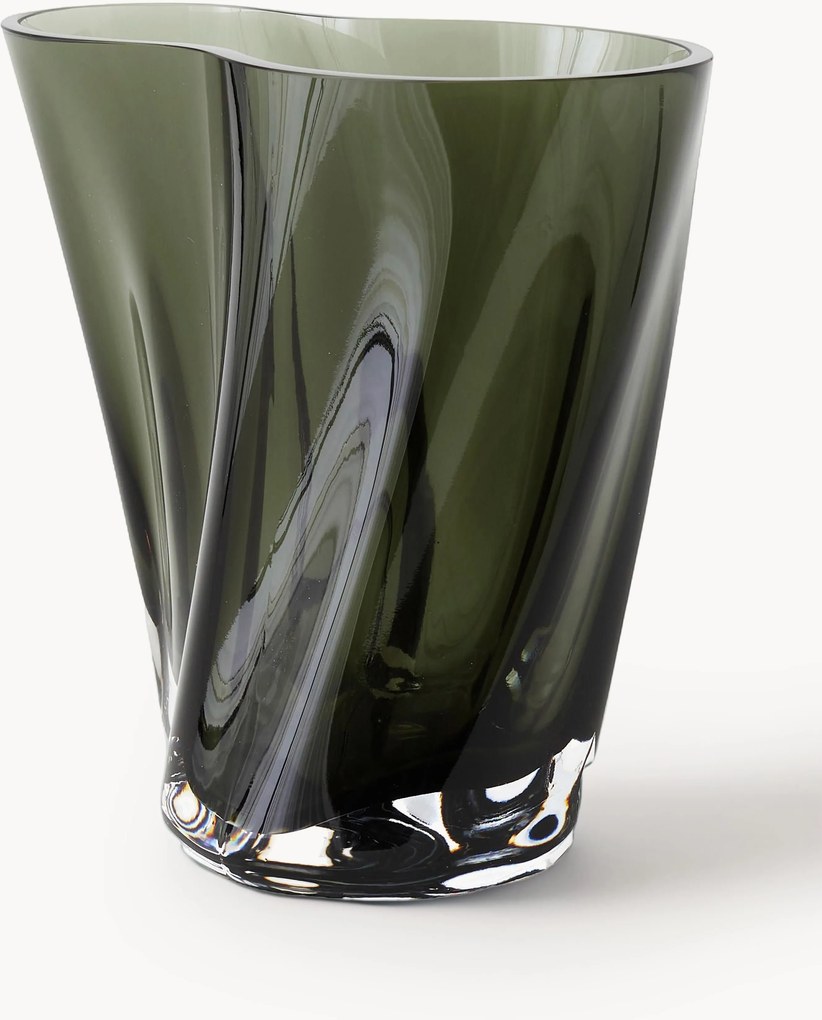 Vaso in vetro soffiato a mano Aer, alt. 19 cm