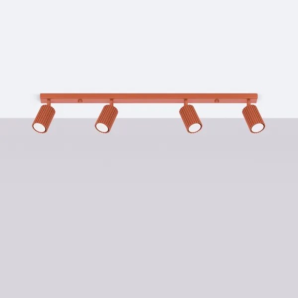 Brilagi - Faretto LED CRESTO 4xGU10/10W/230V rosso