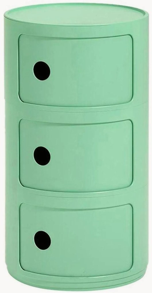 Mobile contenitore di design con 3 cassetti Componibili, alt. 59 cm