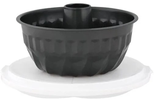 Stampo per ciambella TORO con vassoio e coperchio, nero