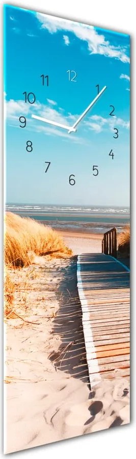 Orologio da parete, 20 x 60 cm Glassclock Sunny - Styler
