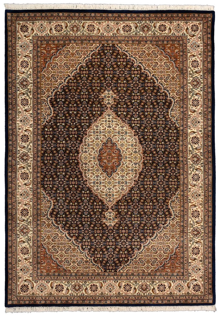 Tabriz Tappeto orientale 170 x 240 Beige (Indian) Annodato A Mano