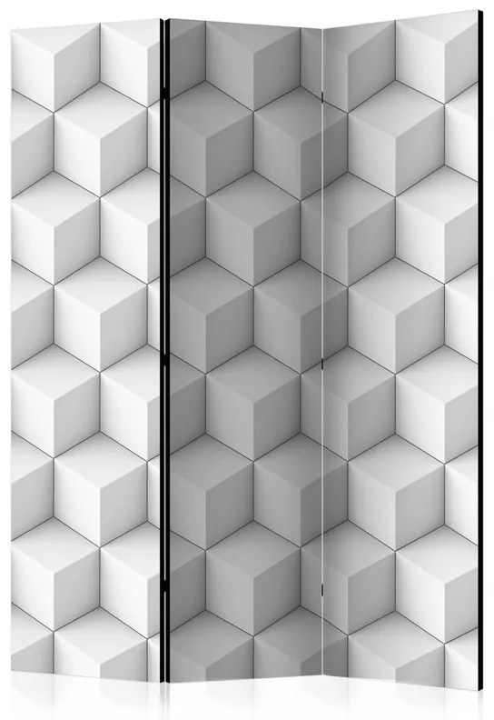 Paravento  Room divider – Cube I  Colore bianco e nero, Dimensioni e Misure 135x172