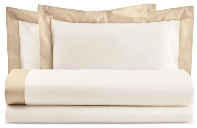 Completo Letto in Puro Cotone Diamante  Collezione Casa  Colore Beige, Dimensioni e Misure Matrimoniale