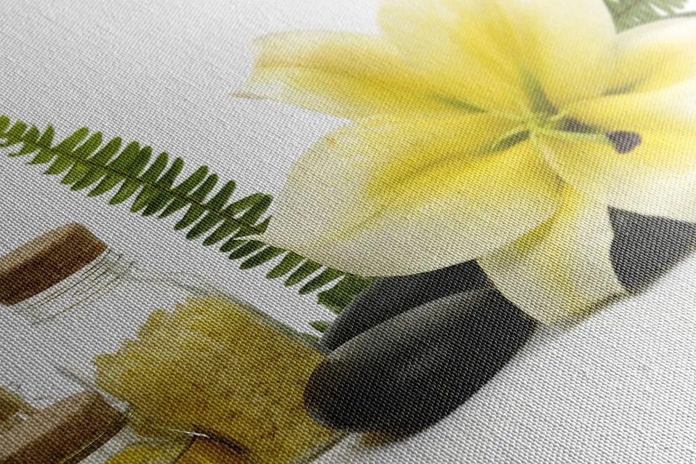 Stampa su tela – Giglio e natura morta benessere