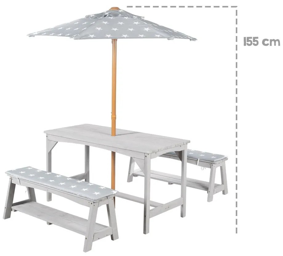 Set da bambini da giardino 4 pz Outdoor+ – Roba