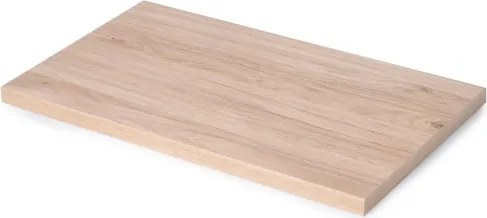 Piano d'appoggio finitura rovere per tavolo 90x50 cm in legno