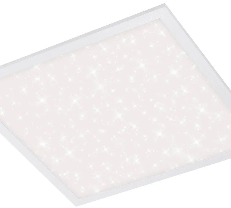 Pannello LED Pallas bianco 45x45 cm  con 3 temperature di colore ad intensità regolabile 2400 LUMEN