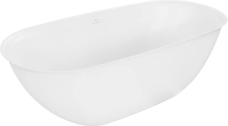 Mexen Siena vasca da bagno autoportante in conglomerato 170 x 80 cm, bianca opaca - 57291708000