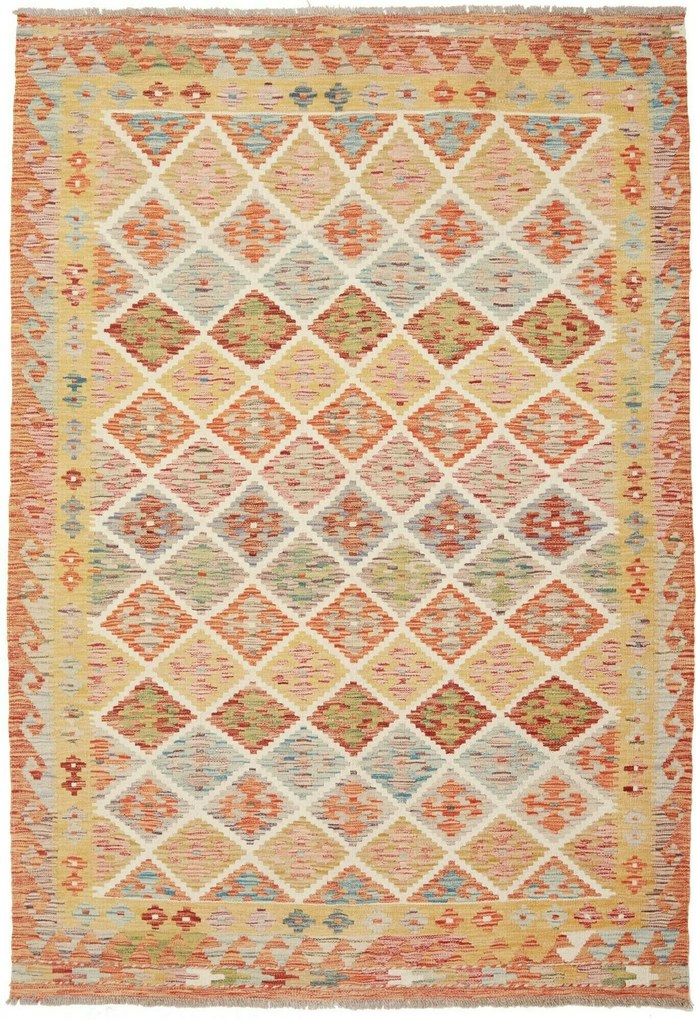 Kilim Tappeto 220x150 (Pakistan) Tessuto A Mano