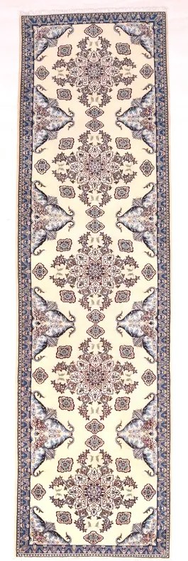 Nain Tappeto persiano 100x370 (Iran) Annodato A Mano