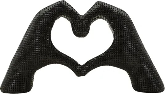Scultura Lover Black Cm 25X7,5X13,5