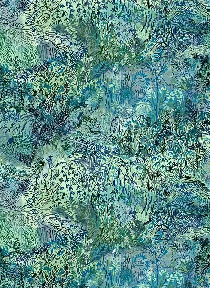 Isidore Leroy Carta da parati panoramica Les Vagabondes - Bleu