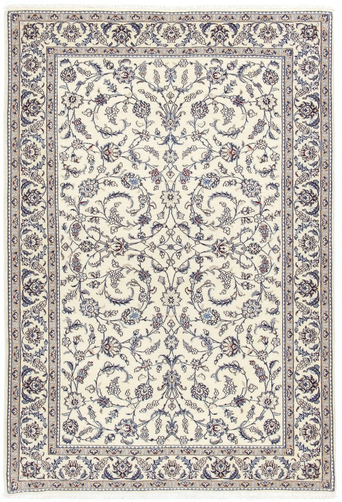 Nain Tappeto persiano 200x130 (Iran) Annodato A Mano