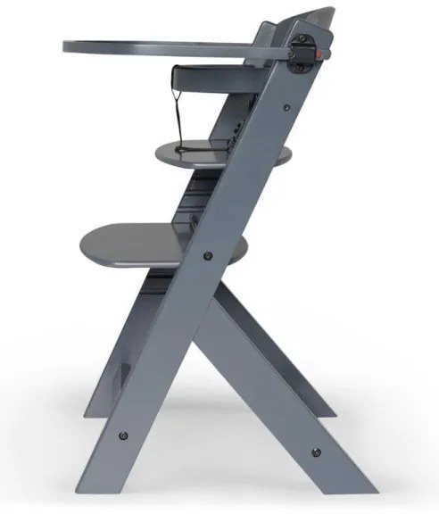 KINDERKRAFT - Sedia da pranzo per bambini ENOCK grigia