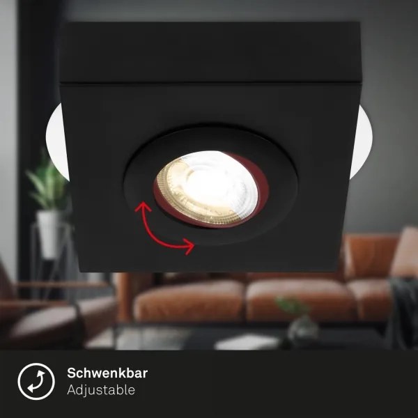 Briloner 3996015 - Faretto LED CTS LED/4W/230V 2700/4000K nero