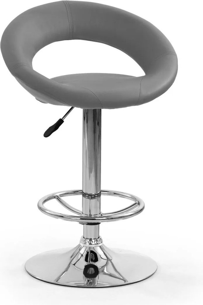 Sgabello da bar H-15 in grigio