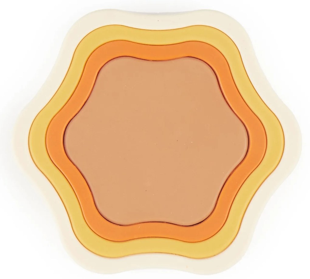 Bieco - Fiore in silicone impilabile - Chocolate Bliss