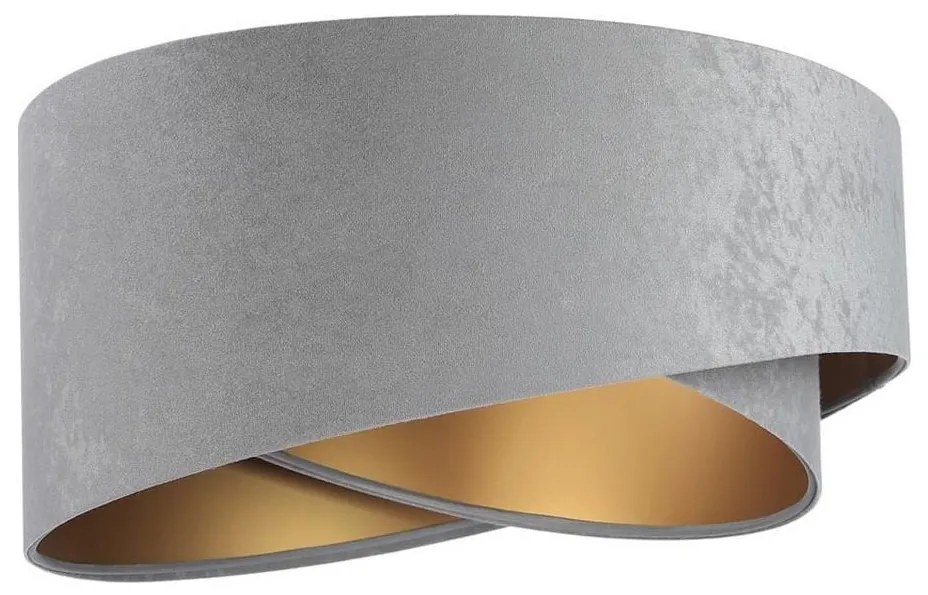 Paralume universale GALAXY E27 diametro 45 cm grigio/oro