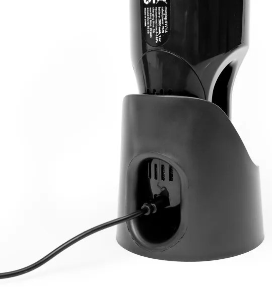 Aspiratore portatile ricaricabile per auto 75W/2000 mAh nero