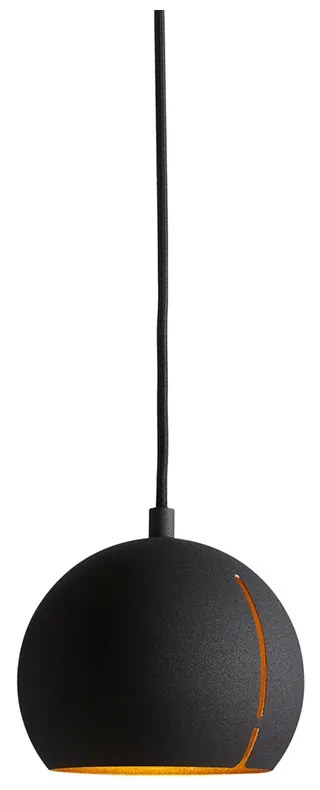 Woud - Gap Lampada a Sospensione Round Black/Brass Woud