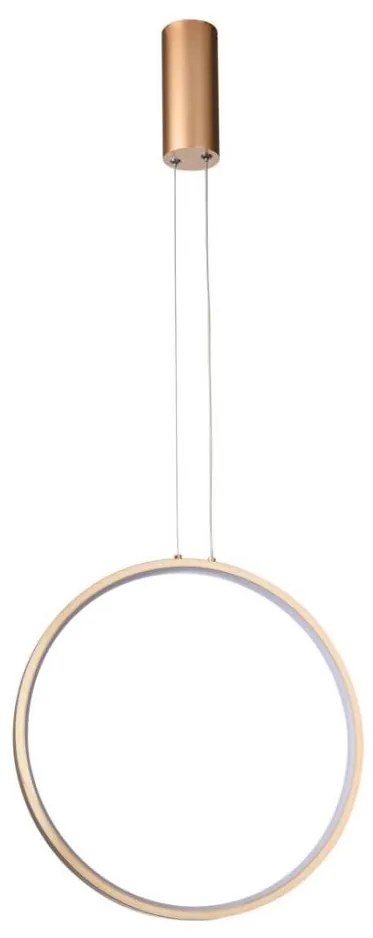 Azzardo AZ5254 - Lampadario a sospensione con filo LED dimmerabile MASSIMA LED/25W/230V oro