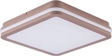 Brilagi -LED Plafoniera da esterno BENE LED/24W/230V 26x26 cm marrone IP54