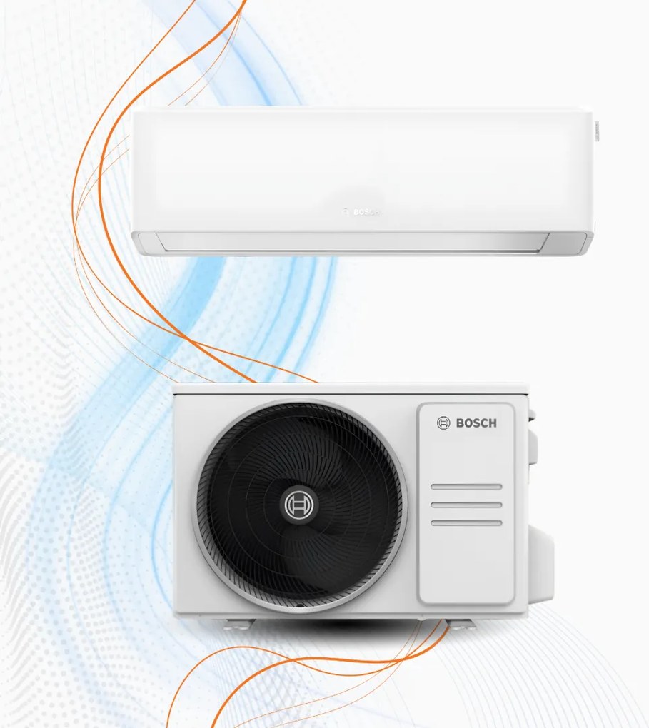 Climatizzatore Bosch Climate 7000i Inverter R-32 WiFi, 15.000 / Bianco