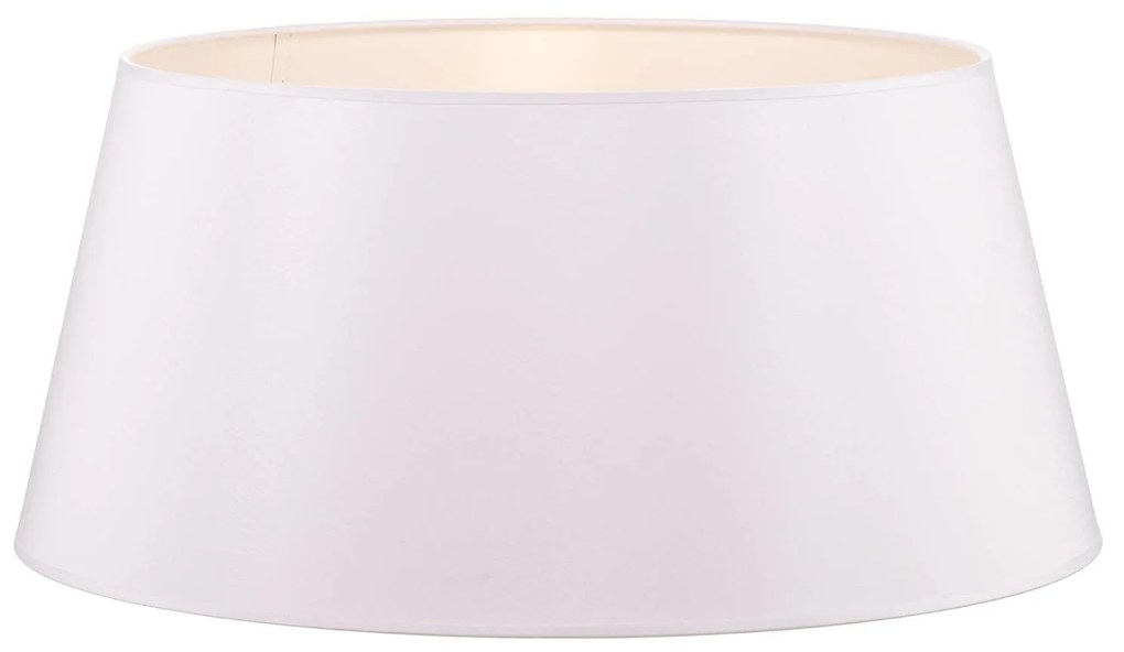 Duolla Paralume Cone altezza 25,5 cm, chintz bianco