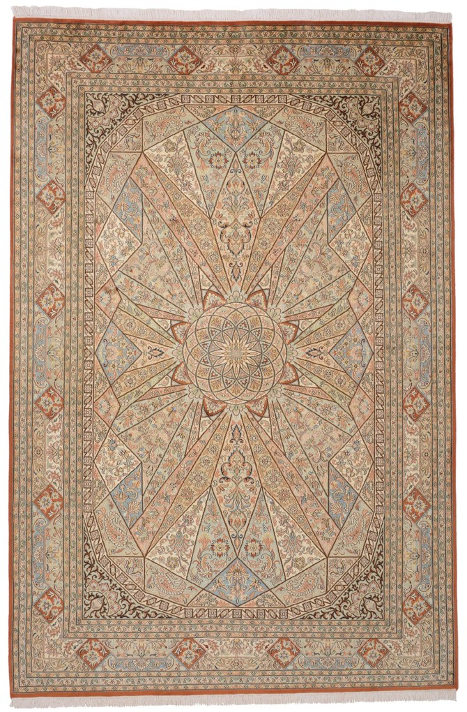 Cashmere Silk Tappeto orientale 170 x 260 (Indian) Annodato A Mano