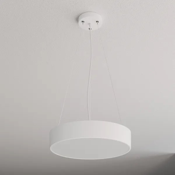 Lampadario a sospensione con filo CLEO 3xE27/24W/230V diametro 40 cm bianco