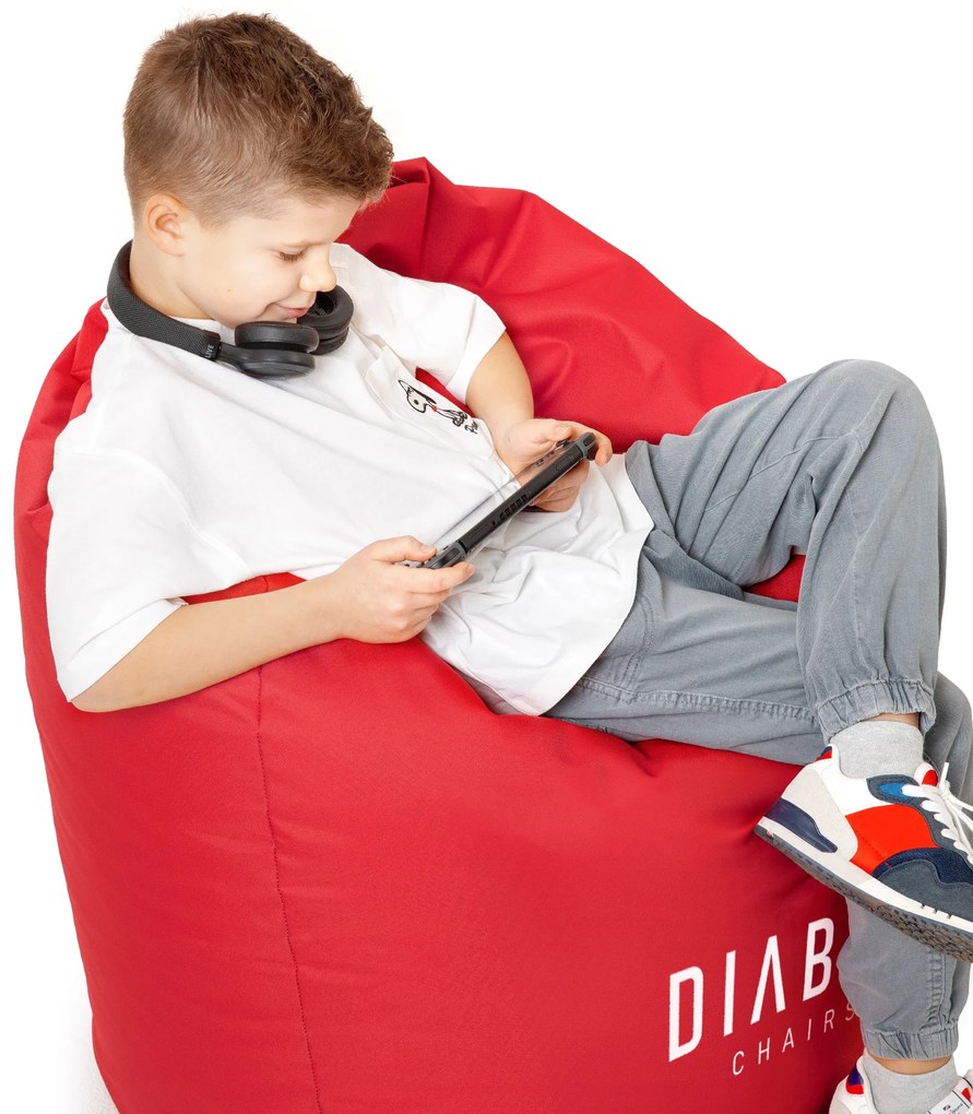 Pouf per bambini Diablo Chairs: Rosso