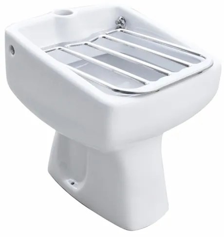 Vuotatoio in ceramica bianco lucido