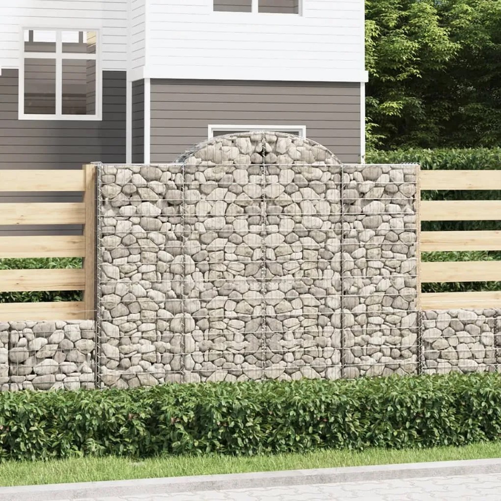 Cesti Gabbioni Ad Arco 30 Pz 200x50x160/180 Cm Ferro Zincato /